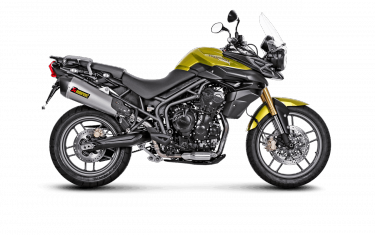 Akrapovic Slip-on Line Titanium met E-keur Triumph Tiger 800 / XC / XR 2011-2016
